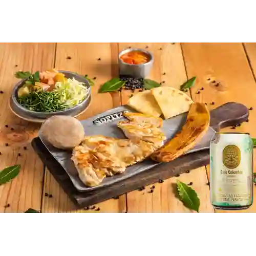 Combo Pechuga Asada + Club Colombia Dorada 330 ml