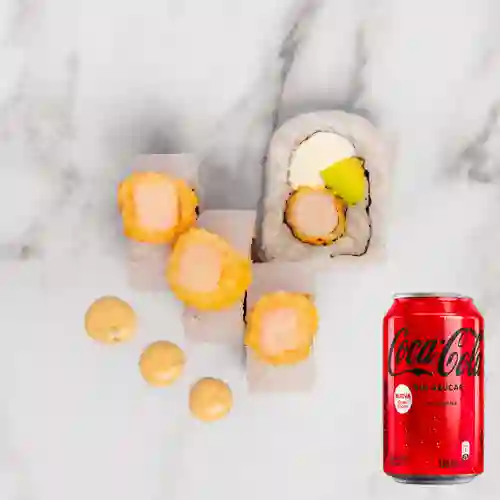 Combo Acevichado Roll + Coca Cola Sin Azúcar 330ML