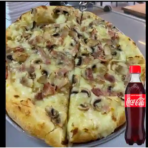 Combo Pizza Carbonara + Coca-Cola 400 ML