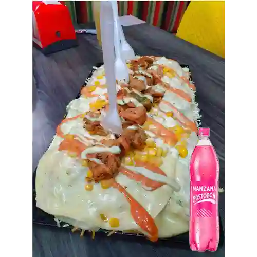 Combo Perrencua 4C + Postobón Manzana 1.5 l