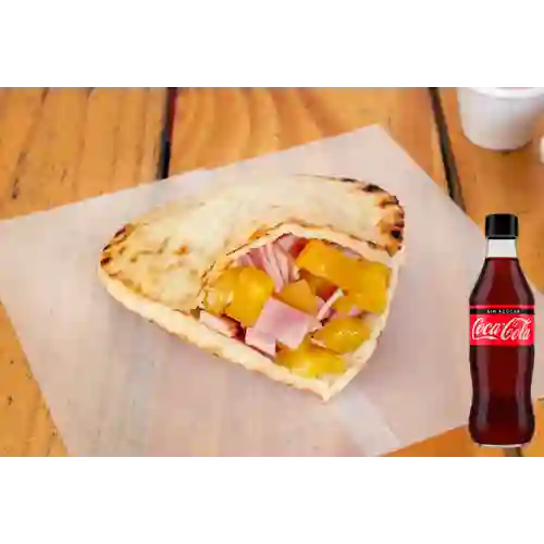 Combo Hawaiana + Coca-Cola Sin Azúcar 350 ml