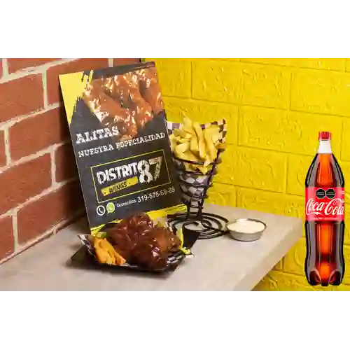 Combo Alitas X15 + Coca Cola Original 1.5 L