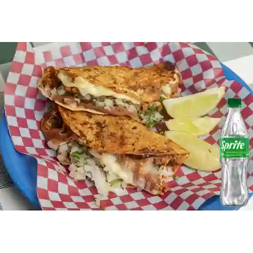 Combo Quesadilla de Chorizo + Sprite Original 400ml