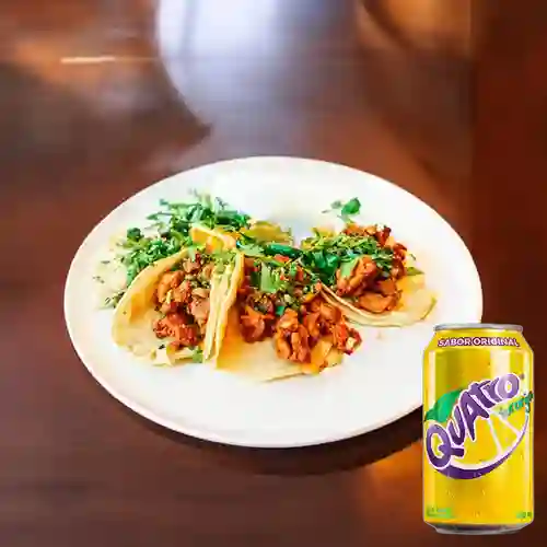 Combo Taco D.F. X2 + Quatro Original 330ML