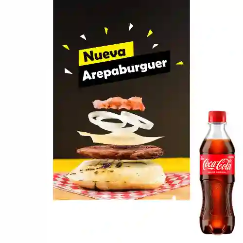 Combo Arepaburguer + Coca Cola Original 400 ml