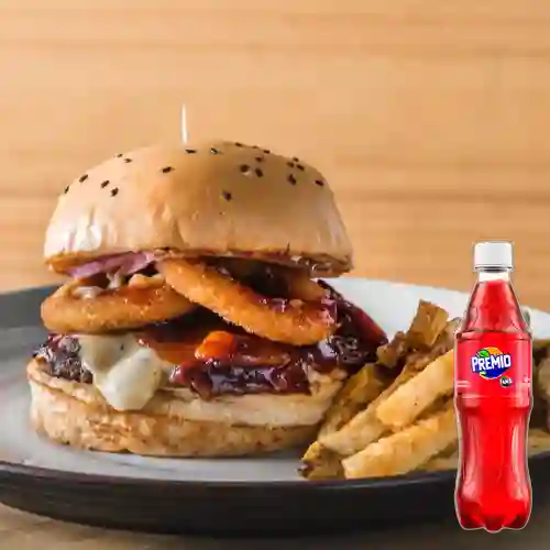 Combo Hamburguesa Bacon Honey + Premio 400 ml