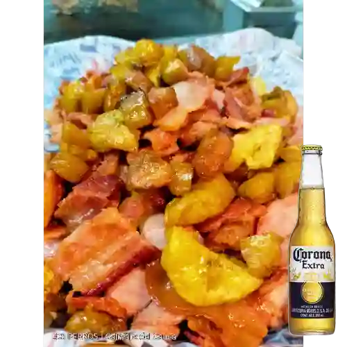 Combo Salchi Ranchera Personal + Corona Bot. 355ml