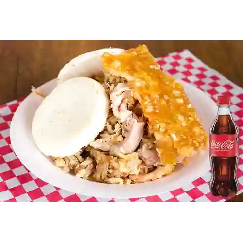 Combo Plato de Lechona 460 +Cocacola Orig 600ml