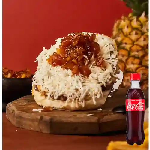 Combo Honey Burguer + Coca-Cola Sabor Original 400 ml