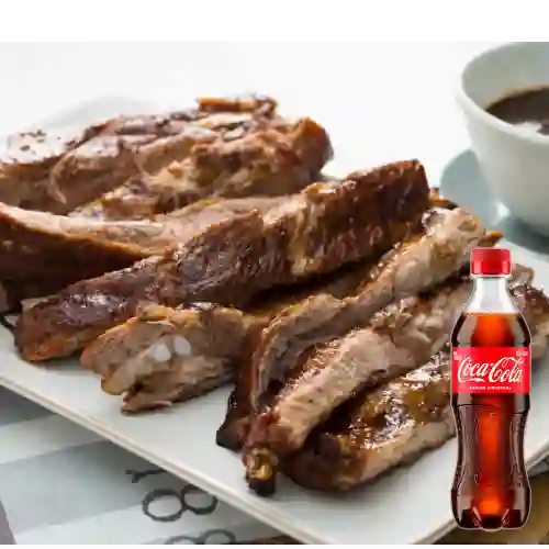 Combo Costillas de Cerdo + Coca Cola Original 400 ml