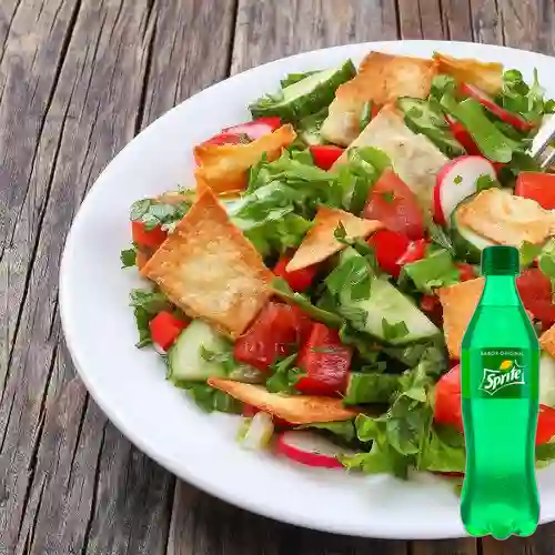 Combo Fattoush + Sprite Lima Limón 500 ml