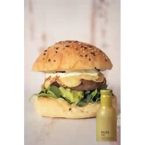 Combo Caribe Burger + Té Frio Hatsu