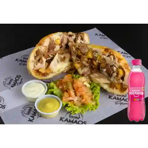 Combo Arepa Big Mama + Manzana 250 ml
