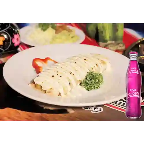 Combo Burrito + Uva Postobon 350 ml
