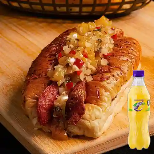 Combo Gaucho Hot Dog + Quatro Original 400ML