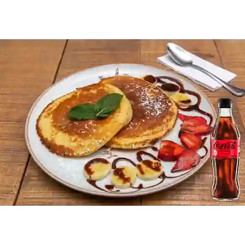 Combo Pancakes + Coca-Cola Sin Azúcar 300 ml