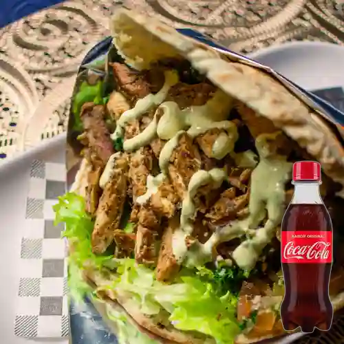 Combo Kebab +Papas +Gasesosa 250Ml +Cocacola Orig