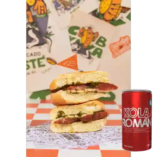 Combo Choripan Picante + Kola Román Original 235ML