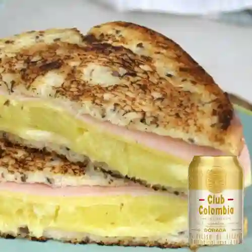 Combo Panini Hawaiano + Club Col. Dorada 330ml