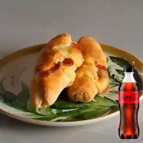 Flauta de Queso c/ Bocadillo +Cocacola ZERO 400ml