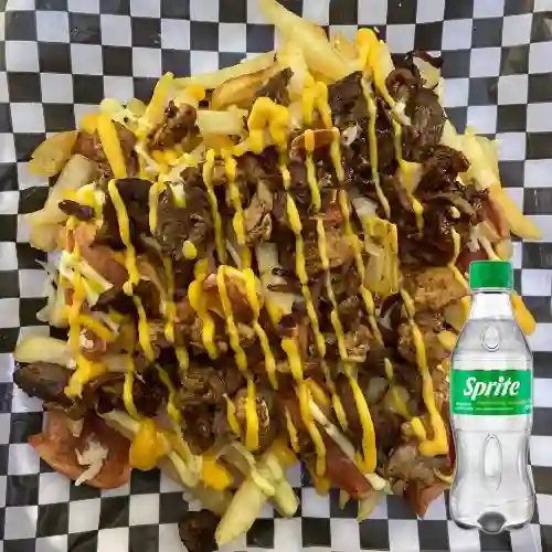 Combo Salchipapa Todoterreno + Sprite Original 250ml
