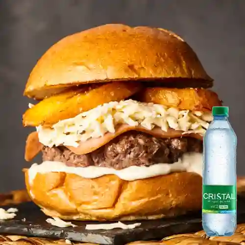 Combo La Caribeña + Agua Cristal con Gas