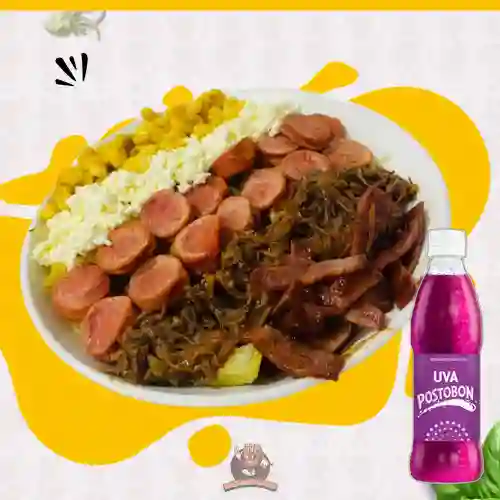 Salchipapa Salchimini Personal +Uva Postobon 300ml