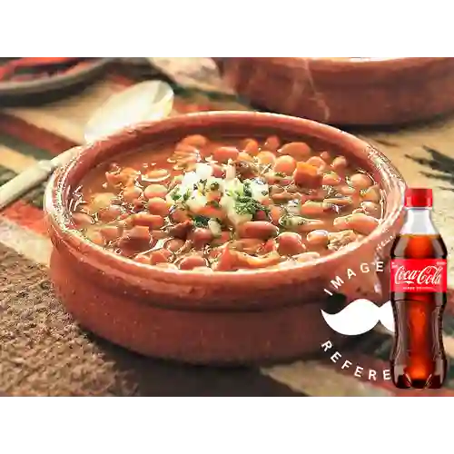 Combo Porcion de Frijoles + Coca Cola Original 400 ml