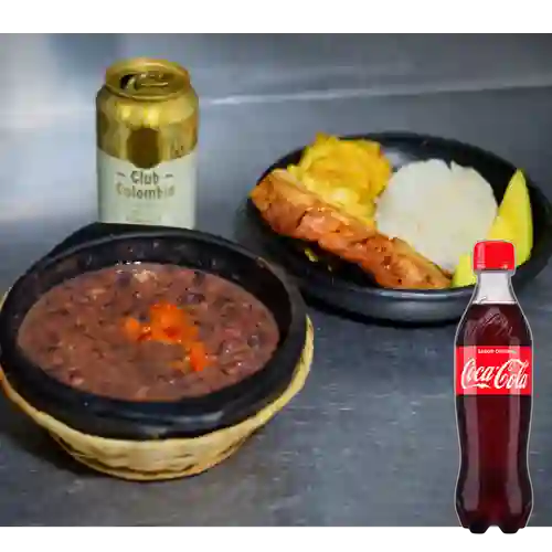 Combo Frijolada + Coca-Cola Sabor Original 400 ml
