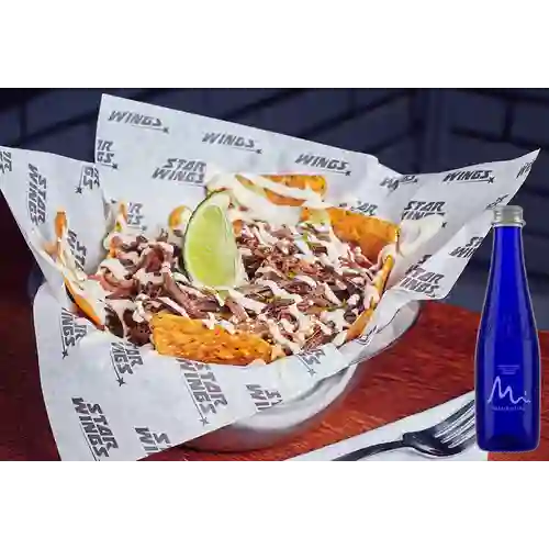 Combo Loaded Nachos + Manatial Sin Gas 300ML