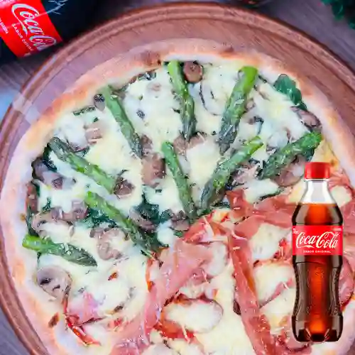 Combo Crea Tu Pizza + Coca Cola Original 400 ml