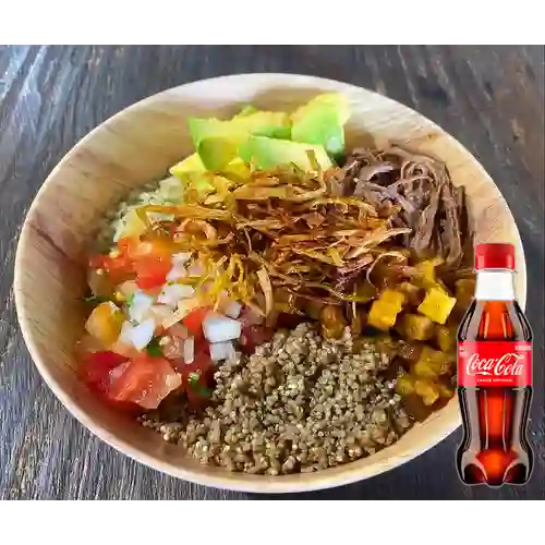Combo Bowl de Res + Coca Cola Original 250ML