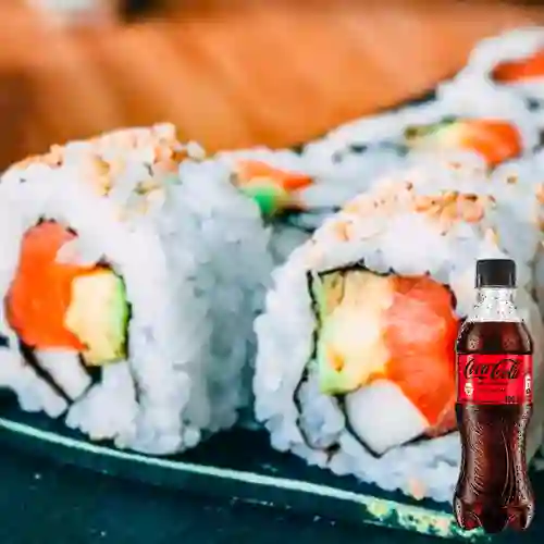 Combo Tuna Maki Roll + Coca Cola Sin Azúcar 400 ml