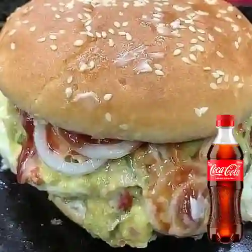 Combo Hamburguesa Sencilla + Coca Cola Original 400 ml