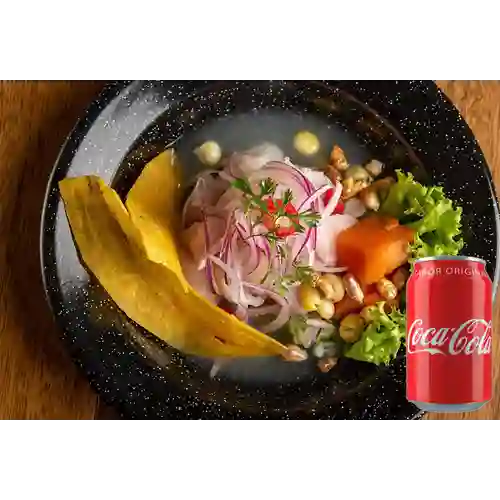 Combo Ceviche Clásico +Cocacola Orig 330 ml