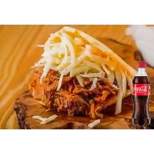 Combo Arepa c/ Pollo&Queso +Cocacola Orig 400ml
