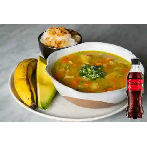 Combo Cazuela de Mondongo + Coca-cola Sin Azúcar