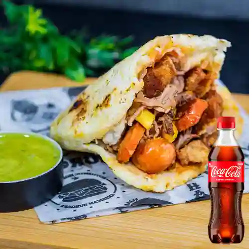 Combo Arepa Paisa + Coca Cola Original 400 ml