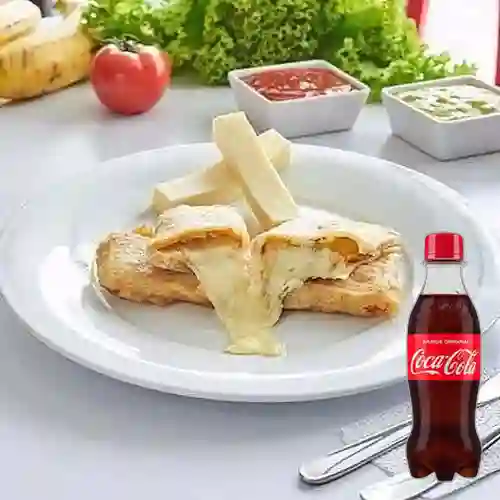 Combo Aborrajado Valluno +Cocacola Orig 250ml