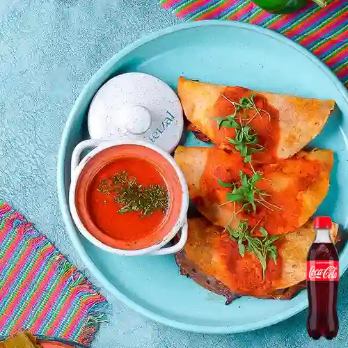 Combo Tacos Quesabirria X3 +Cocacola Orig 400ml