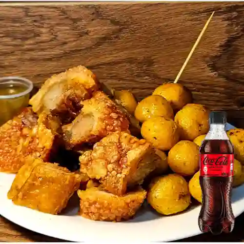 Combo Chicharrón Carnudo + Coca Cola Zero 500 ml