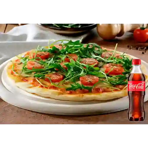 Combo Pizza Gourmet Ladiva + Coca Cola Original 400 ml
