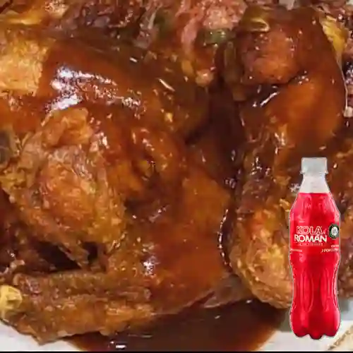 Combo Alitas BBQ + Kola Román Original 400ML