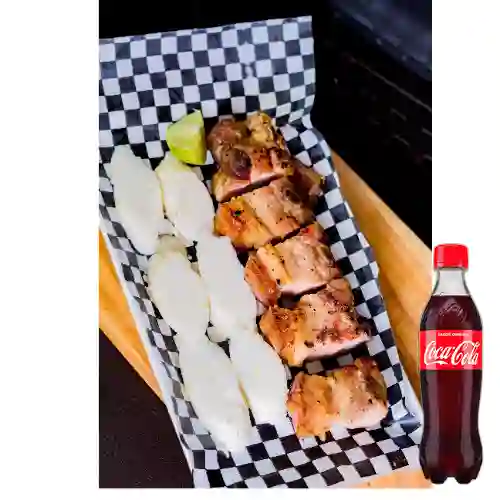 Combo Chicharron Al Barril +Cocacola Orig 400ml