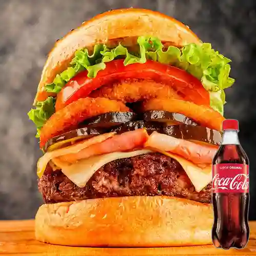 Combo Americana + Coca-Cola Sabor Original 500 ml