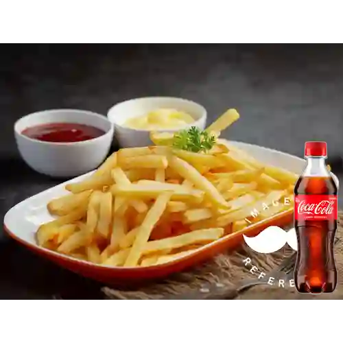 Combo Papas a la Francesa + Coca Cola Original 400 ml