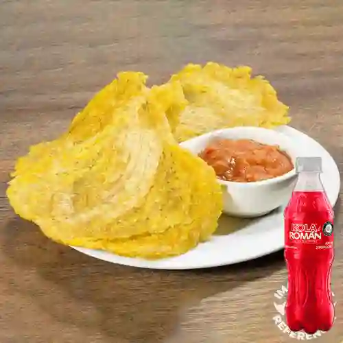 Combo Porción de Patacón + Kola Román Original 400ML