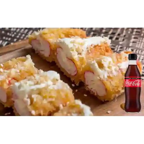 Combo Palmitos Al Panko +Cocacola S/az Lata 300ml