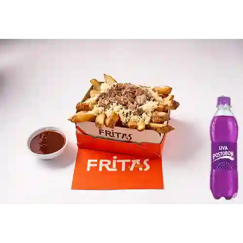 Combo Papas Grandes Amañadas + Postobon Uva 400 ml