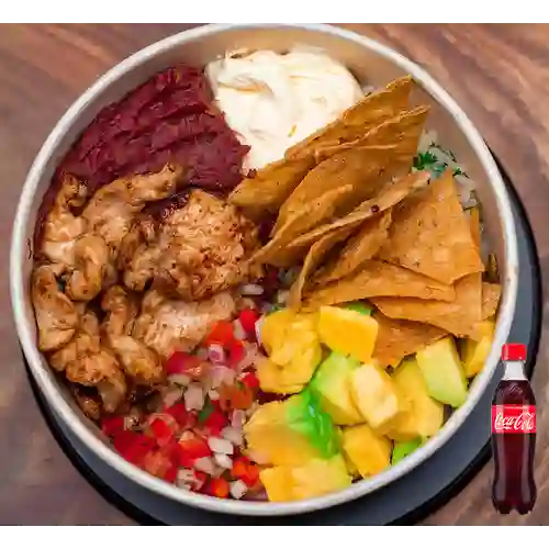 Combo Poke Mexican Bowl +Cocacola Orig 400ml